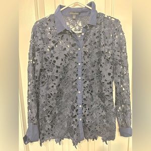 Banana Republic lace blouse